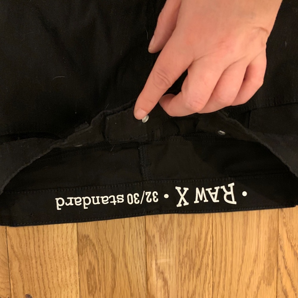 RawX black jeans